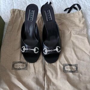 Gucci horse bit heels